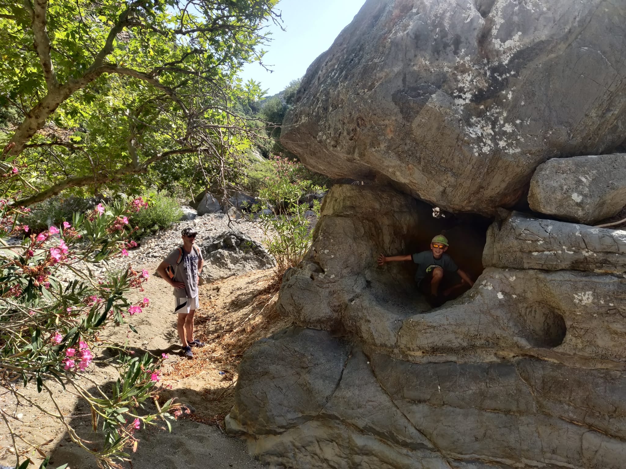 Private Aposelemis Gorge hiking tour in Crete with Eye Travel