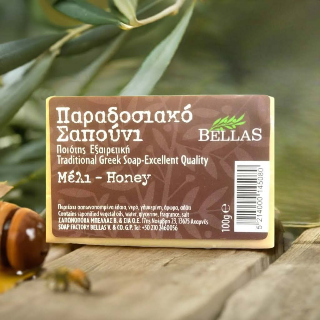 Savon à l’huile d’olive au miel de Crète